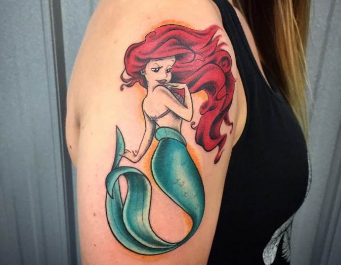 rajzfilm tetoválás