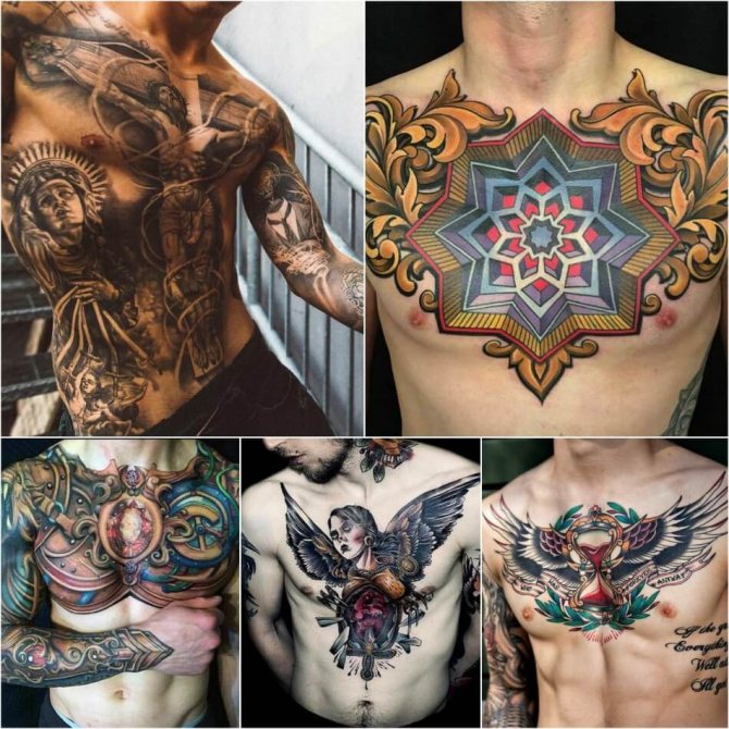 Tatouage de la poitrine pour les hommes - Tatouage de la poitrine pour les hommes