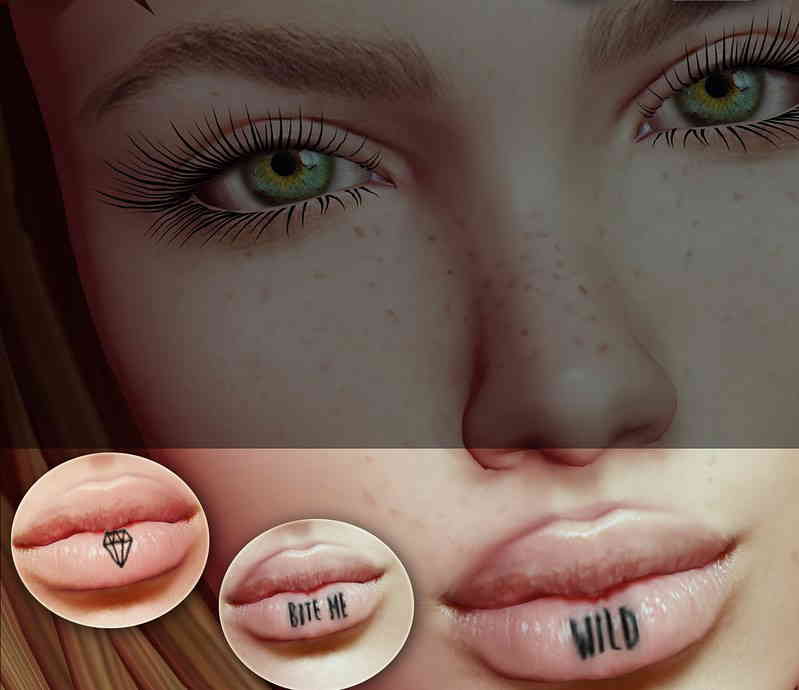 Татуировка на устните