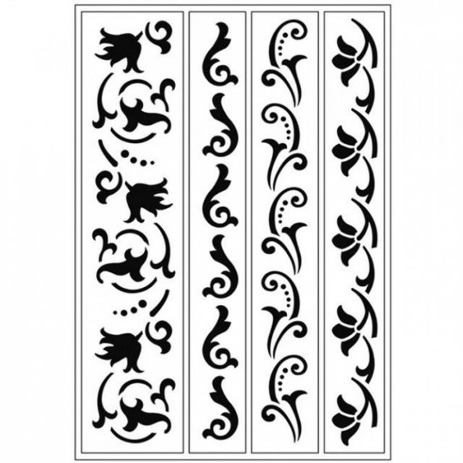 Motif Mehendi sur une jambe