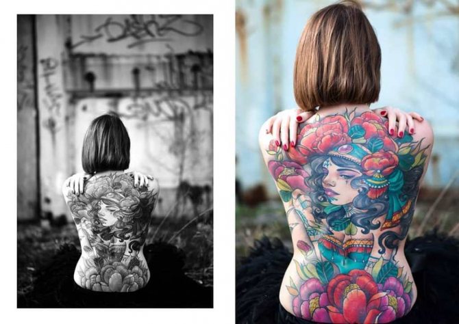 バックタトゥー