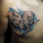 tatuaje de elefante