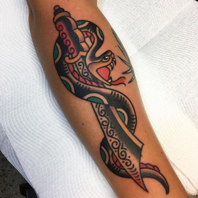 snake tattoo