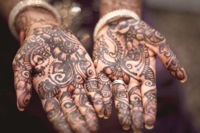 Mehendi festés