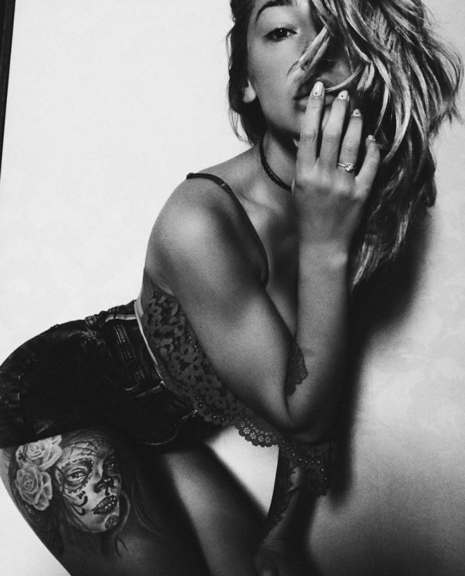 Tatouage de Nastya Ivlevleva