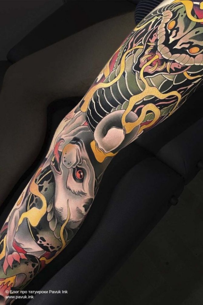 tatouage néo-traditionnel 13