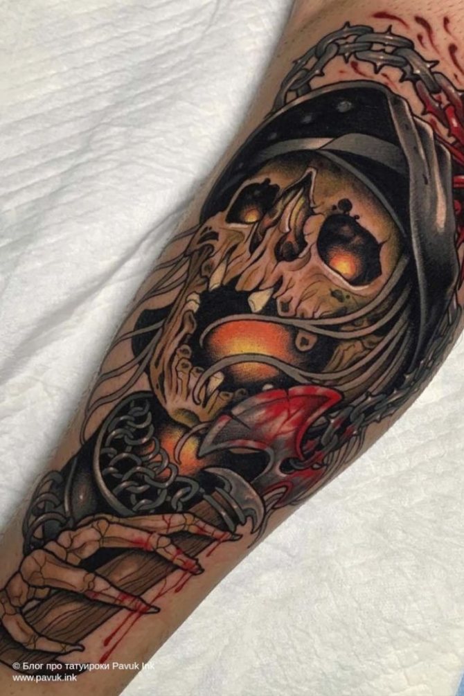 tatouage néo-traditionnel 21