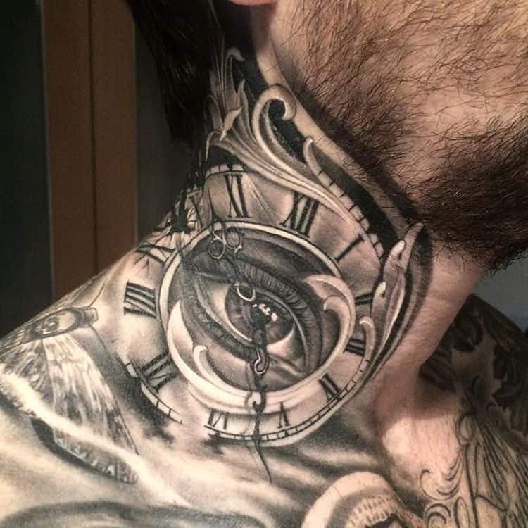 tiimalasi tatuointi symboli