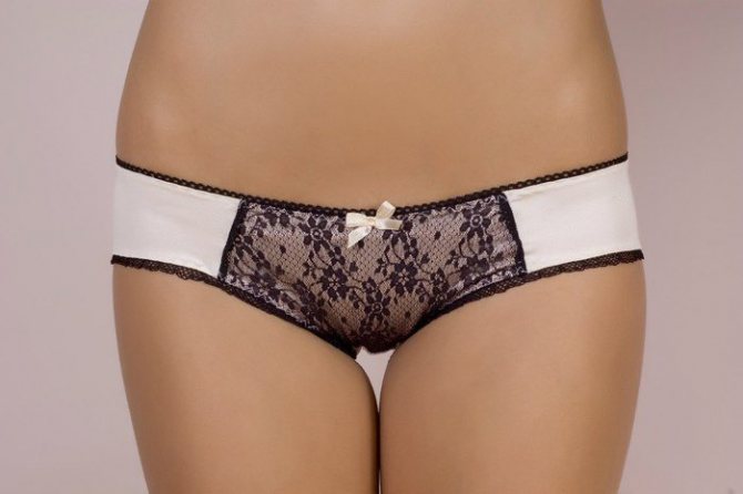 krajkové spodní prádlo