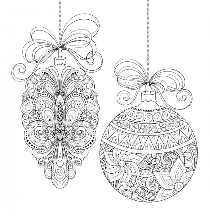 Skabeloner til farvelægning til nytår