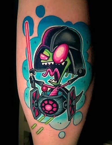 Nouveau tatouage d'école. Sketches masculins, pour filles, photo