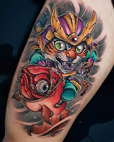 Nouveau tatouage d'école. Sketches masculins, pour filles, photo