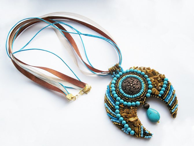 Breloque perle de lune