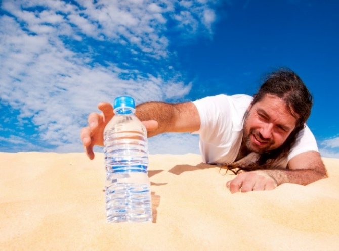 Déshydratation induite par l'alcool