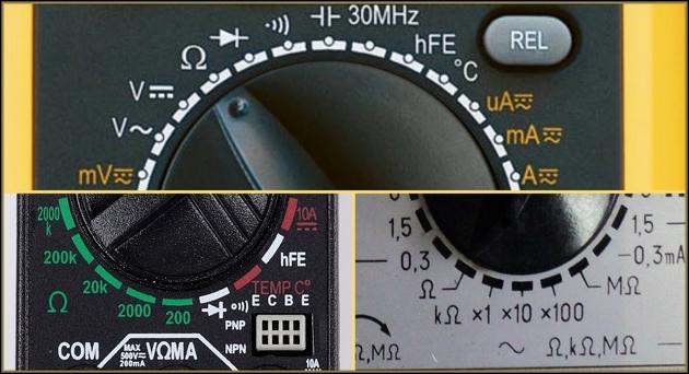 Identificación de la resistencia en los multímetros