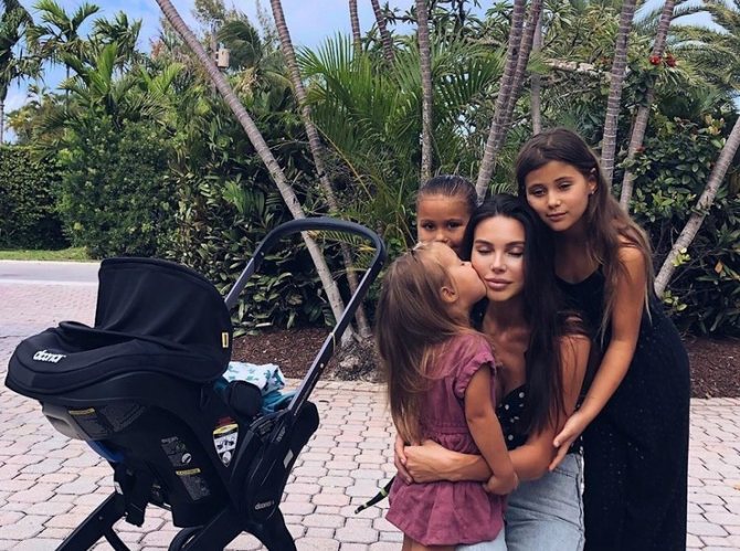 Oksana a donné naissance à son quatrième enfant en février.