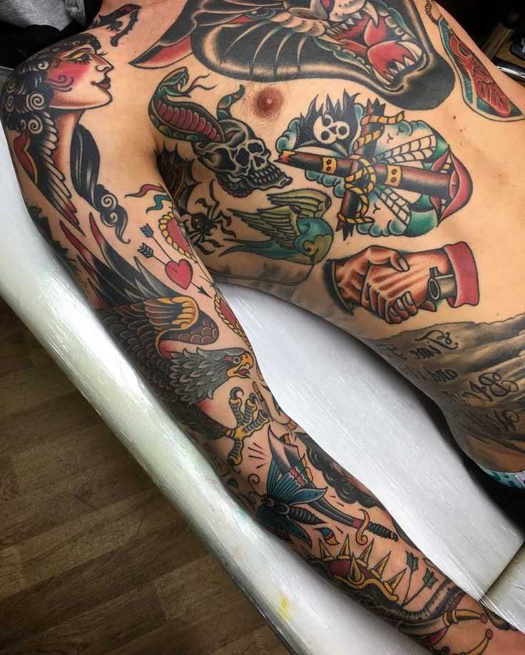 Vanhan koulun tatuointi