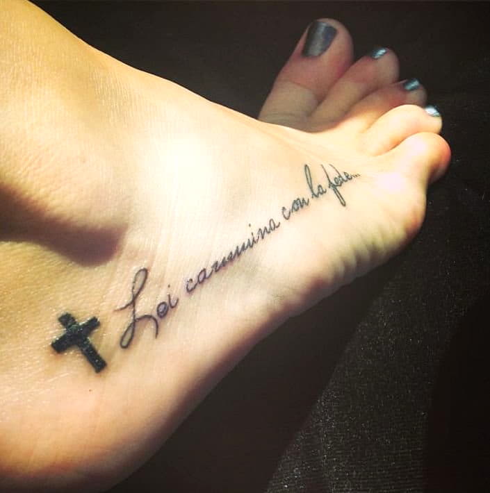 Elle marche dans la foi