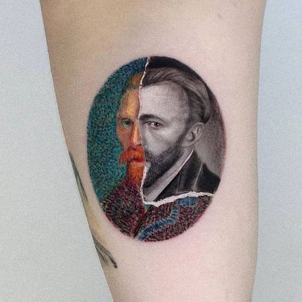 From Van Gogh to Spider-Man: 24 cool tattoos with paintings and famous characters