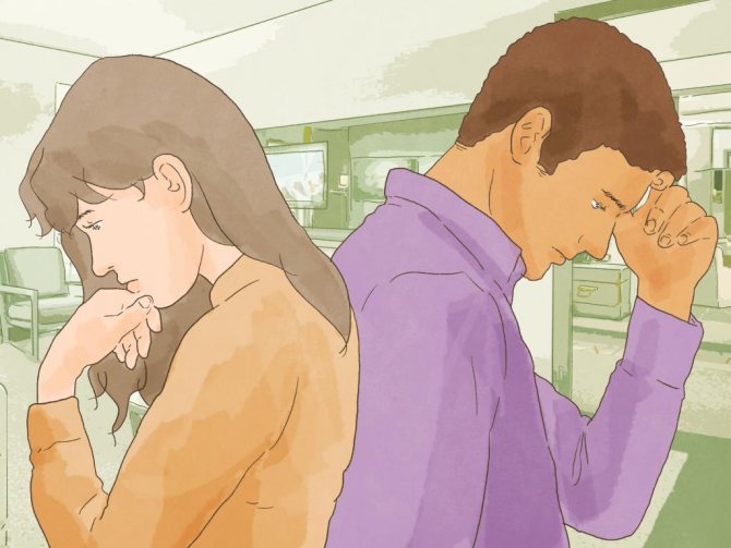 Chlapec a dívka zády k sobě