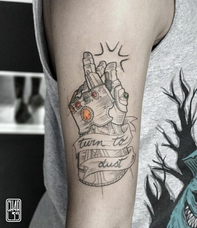 Infinity Glove with Stones