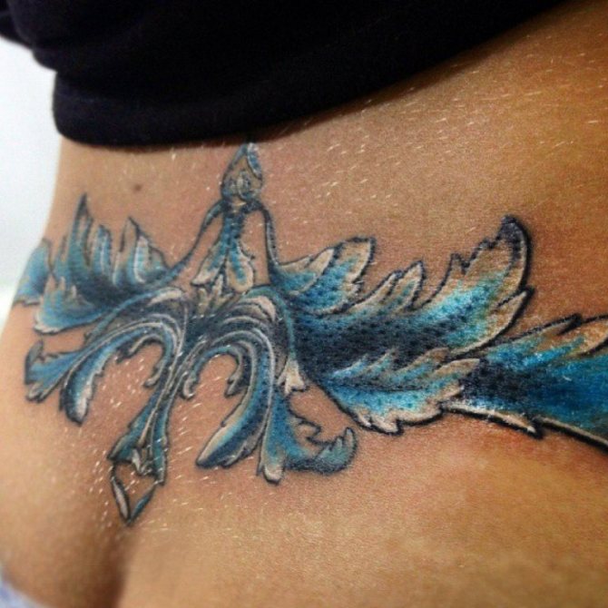 Superposición sobre tatuajes antiguos