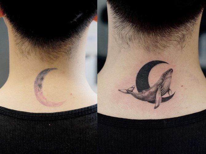 Tatuaje superpuesto antes y después