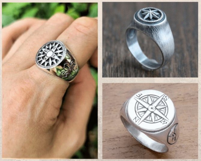 Windrose Ring: für Segler und Reisende. Bezeichnungsvarianten