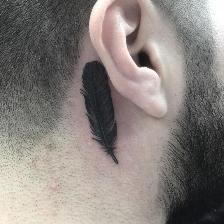tatouage de plumes