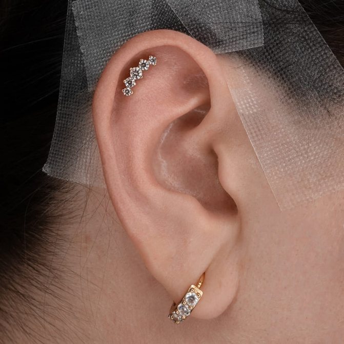 пиърсинг на челик, пиърсинг на лоб