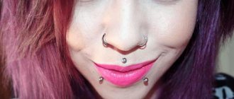 Piercing on girls int spots