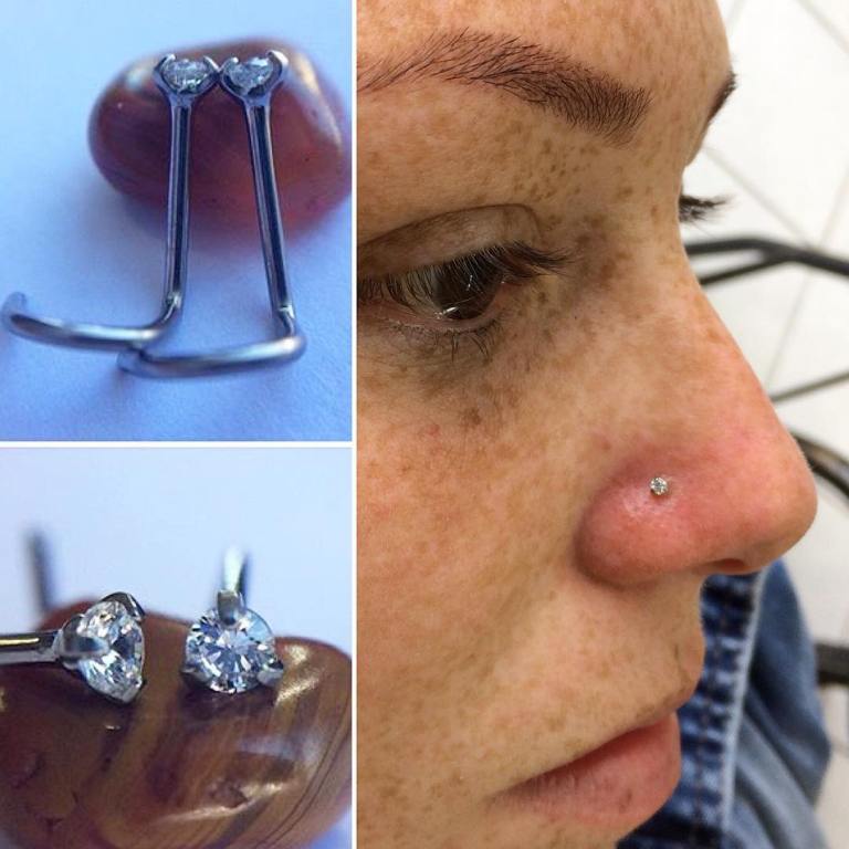 Piercing do nosu 46A4 - Piercing do nosu