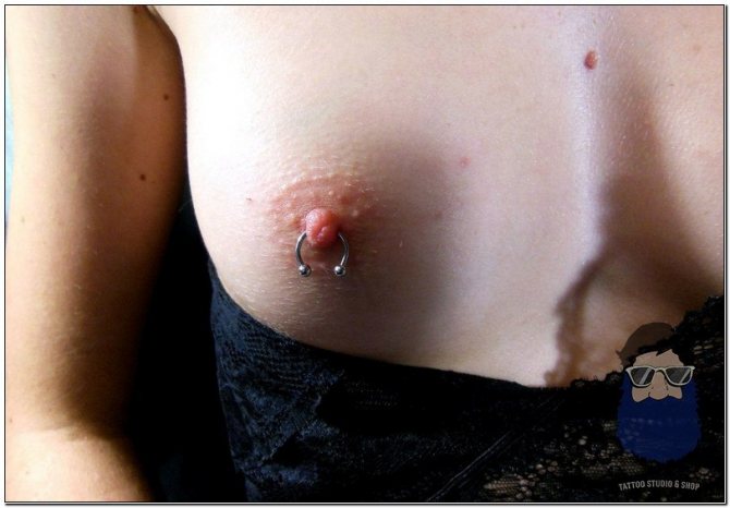 les filles qui percent les tétons