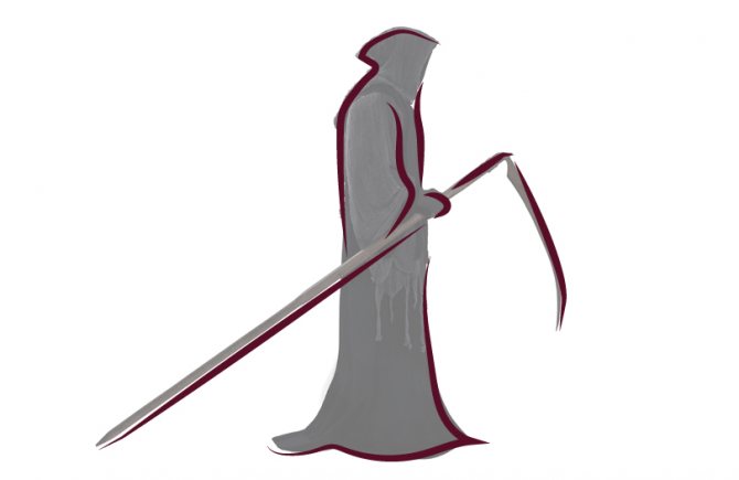 Pourquoi la mort est avec une faux ?