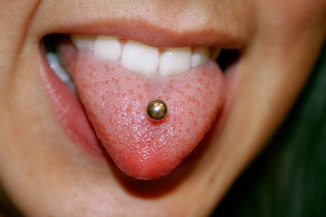 Préparation du piercing