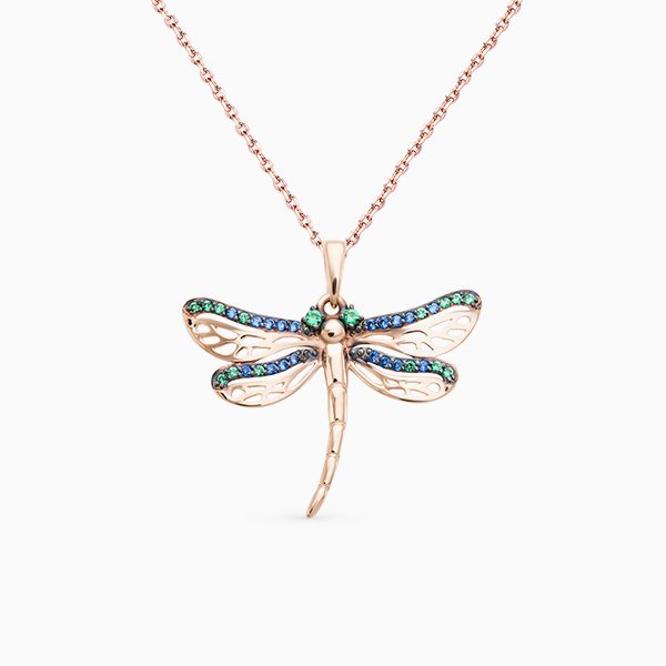 Висулка Sokolov с кубичен цирконий