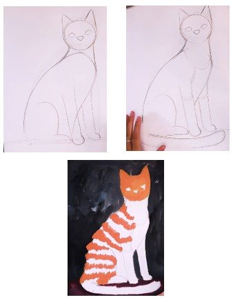 instruction de dessin étape par étape