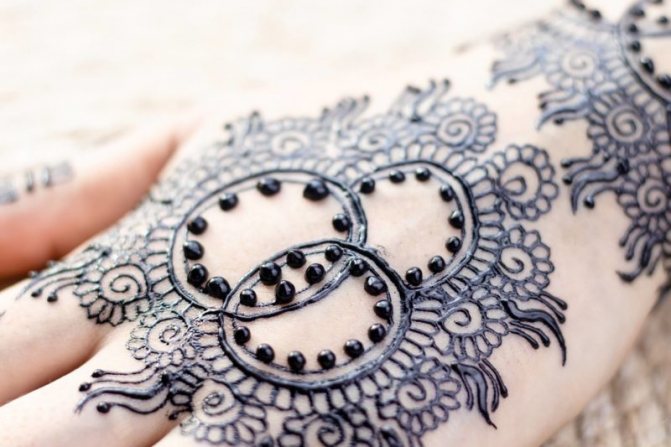 Instrucciones de aplicación del mehendi paso a paso