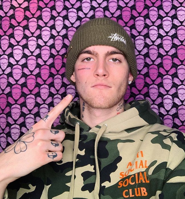 Presley Gerber s tetováním na obličeji