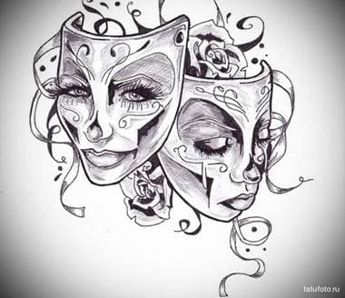 μάσκα παραδείγματος τατουάζ