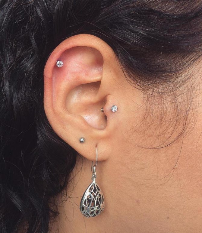 perçage de l'hélix