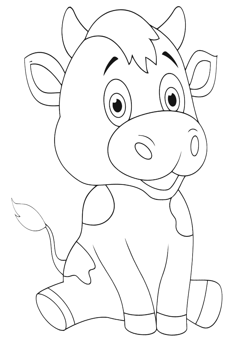 Farvelægningsbøger til tyrens år 2021: Skabeloner til nytår