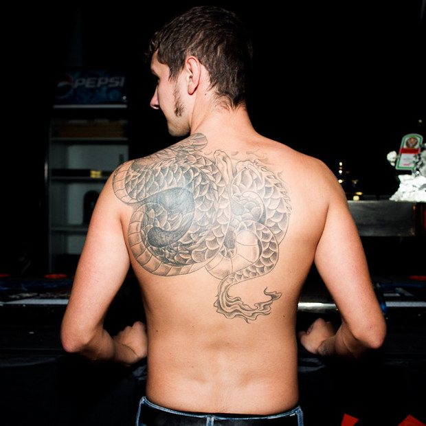 Back Talk: The owners of scored backs talk about the subjects of their tattoos. Image #8.