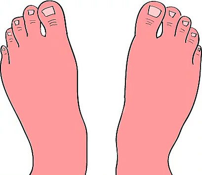 Dessiner deux pieds - Vue de dessus - Étape 9