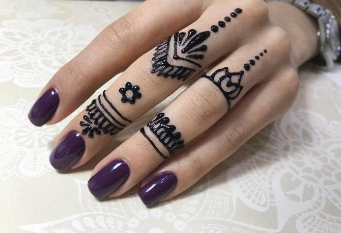 Helppo henna käsipiirustukset