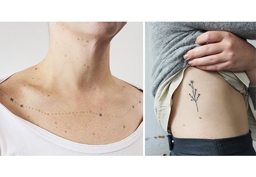 Arte corporal con nevus