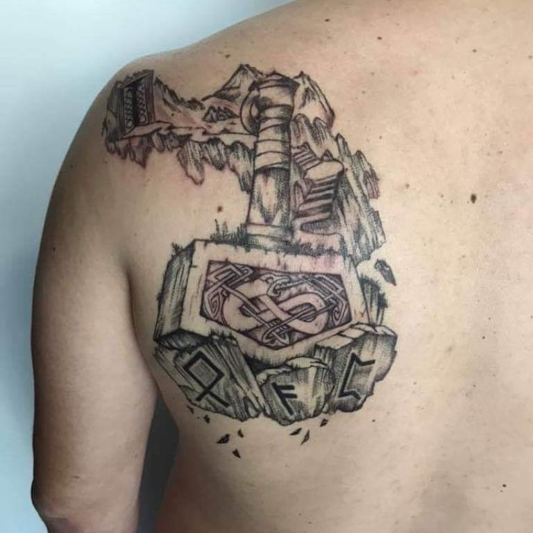 Zeichnungen der Wikinger