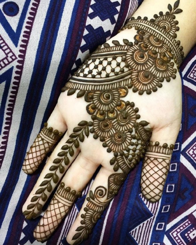 henna käsi suunnittelu