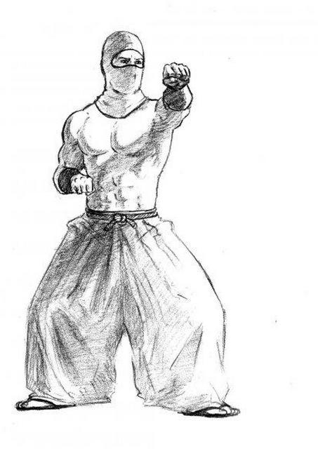 dessin de ninja