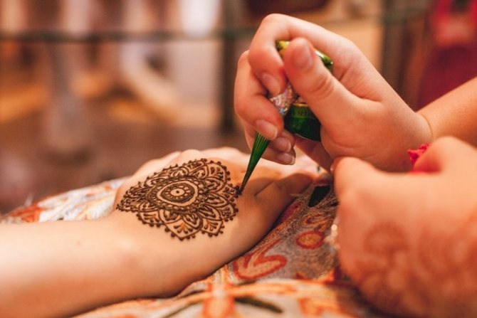 Henna-maleri
